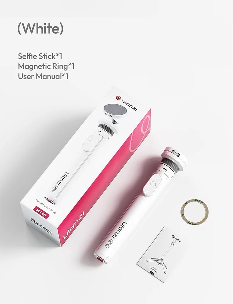 Ulanzi MT85 Automatic Phone Tripod Smartphone Selfie Stick Stand 1.5M With Bluetooth Controller 10M Wireless Magsafe for TikTok