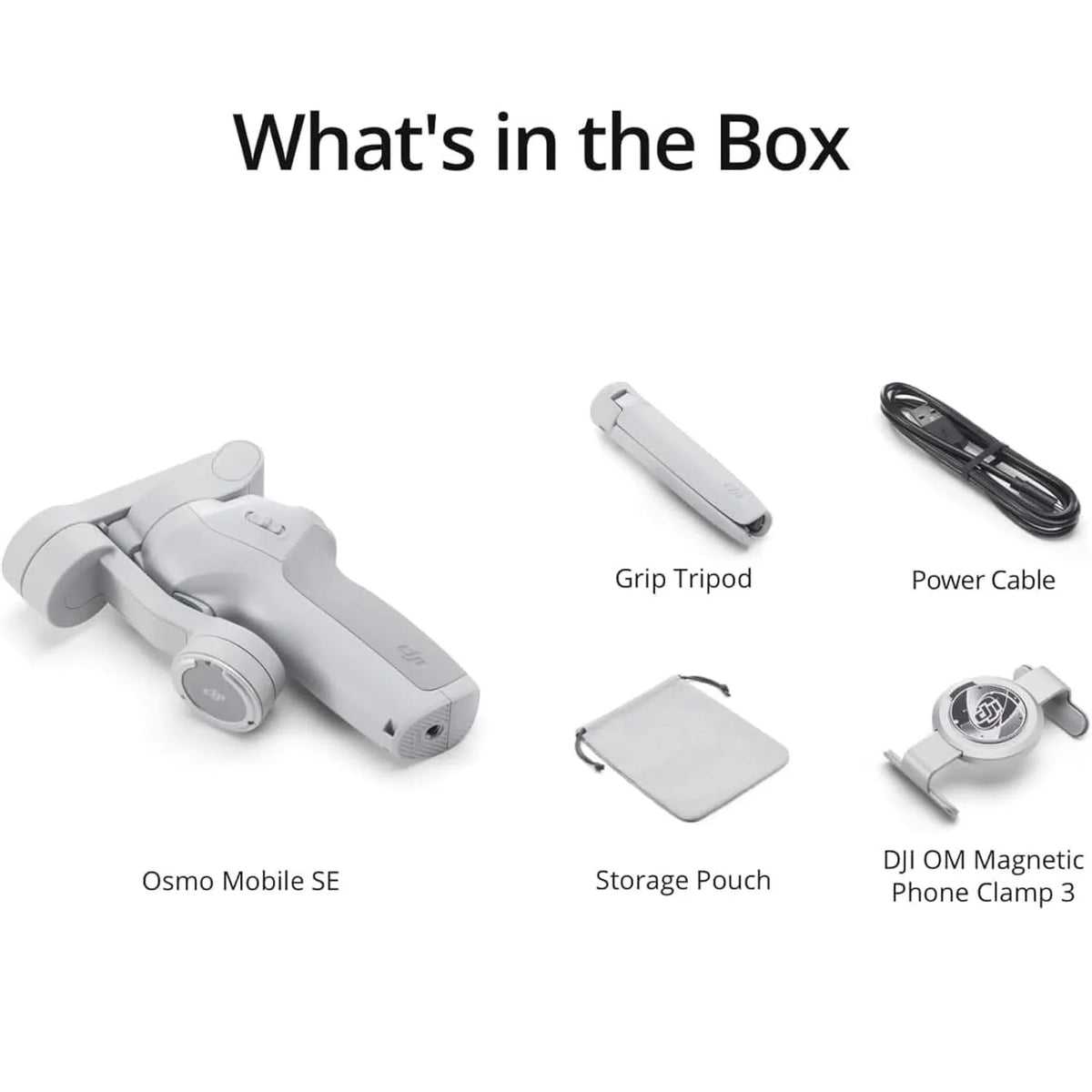 DJI Osmo Mobile SE, 3-Axis Phone Gimbal for iPhone, Android, Built-in Tripod, Selfie Stick, Gimbal Stabilizer
