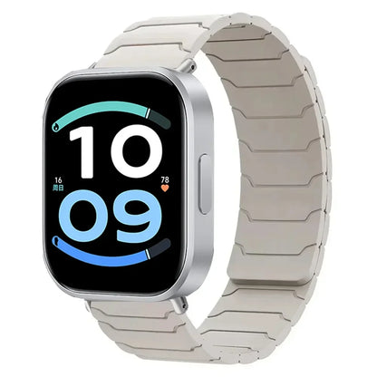 Magnetic Silicone Strap For Redmi Watch 6 Active-Lite/6-5-4 Sports Bracelet Wristband For Xiaomi Mi Band 10 Pro/9 Pro/8 Pro Belt