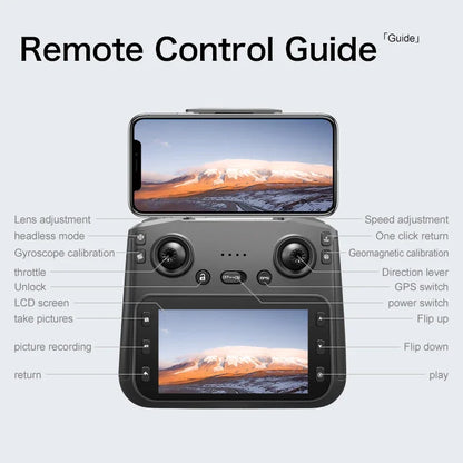 Original S-X1 GPS Drone 8K HD Professional Camera Three-axis Gimbal WIFI Obstacle Avoidance Quadcopter Brushless Toy Gift