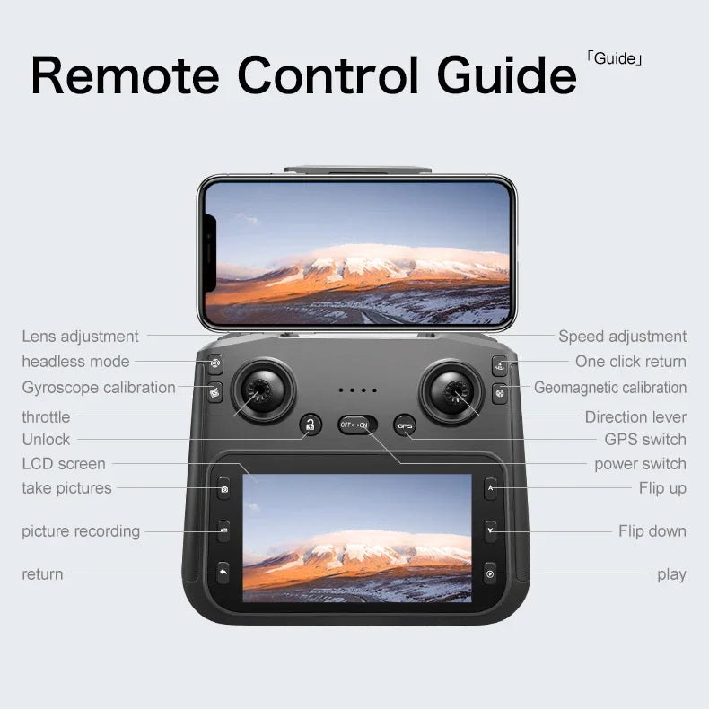 Original S-X1 GPS Drone 8K HD Professional Camera Three-axis Gimbal WIFI Obstacle Avoidance Quadcopter Brushless Toy Gift