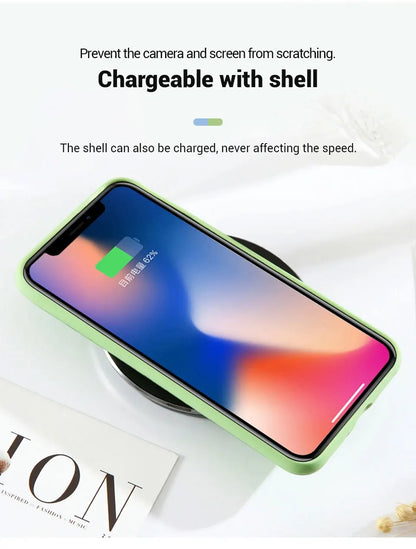 Liquid Soft Silicone TPU Case For Samsung Galaxy S20 S21 S22 S23 S24 S25 Plus Note 20 Ultra S21 FE 5G Back Cover Fundas