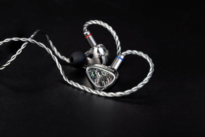 KBEAR TBX Tourbillon X IEMS In-Earphone Wired Headphones 10mm CVD-Coated Carbon Fiber Diaphragm Deep Bass Gaming Headset