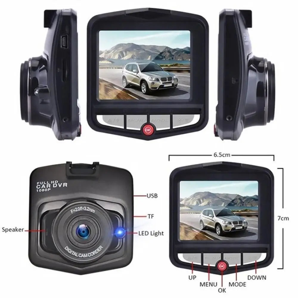 Night Vision Full HD 1080P Shield Video Recorder Car Recorders DVR Camera Dash Cam