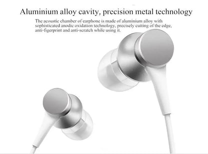 Original Xiaomi Earphone Wired 3.5MM In-ear Sport Music Headphone with Mic HiFi Gaming Headset For Redmi POCO Huawei Samsung