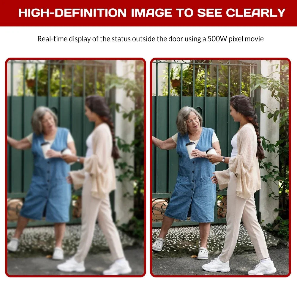 M16S M15S WiFi Wireless Intercom Smart Doorbell 4.3inch IPS Screen Video Security Camera Two-Way Intercom HD Surveillance Camera