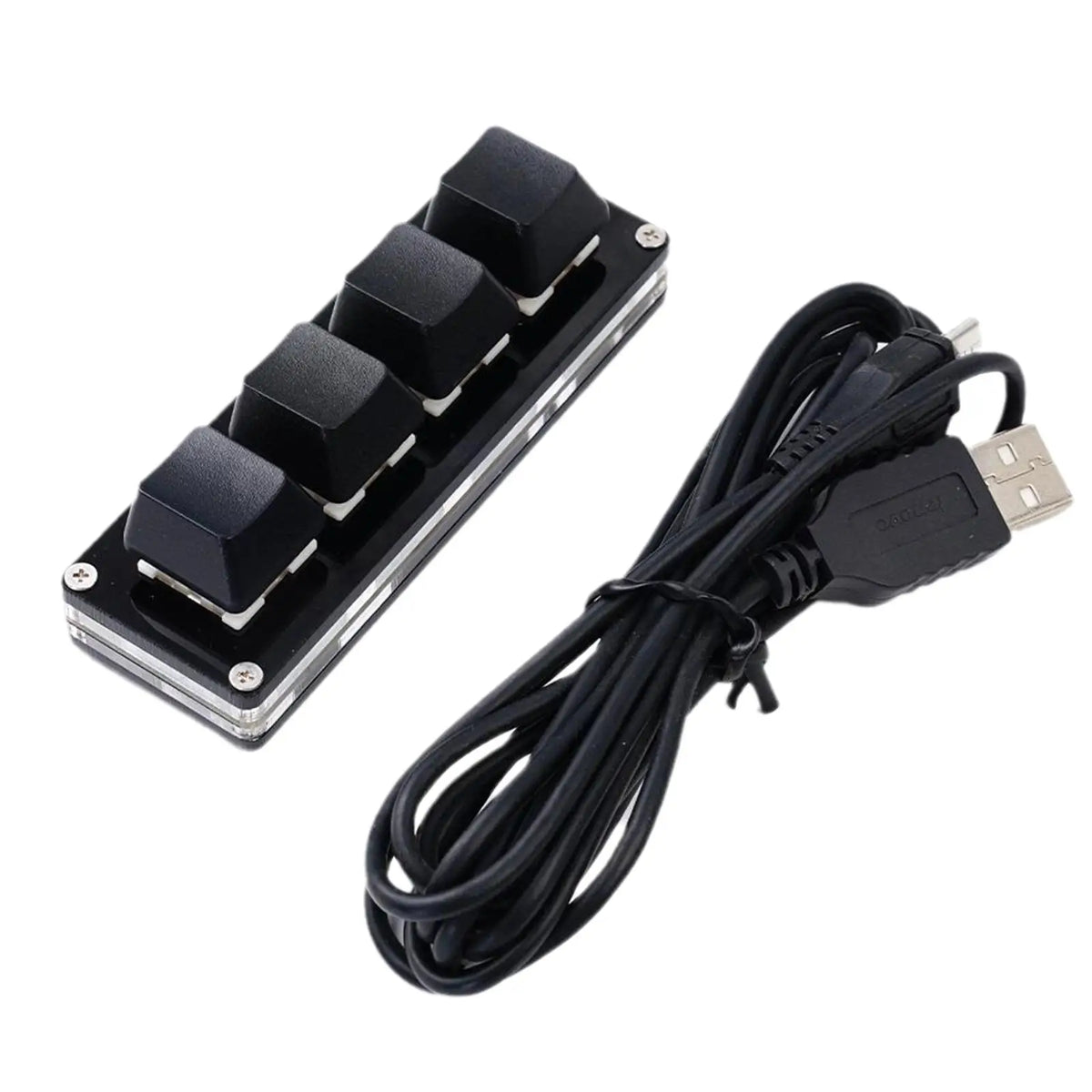USB Programming Macro Custom Mechanical Keyboard RGB 24/16/12/9/8/4/3/2 Key Copy and Paste DIY Gaming Mini Keypad Macropad