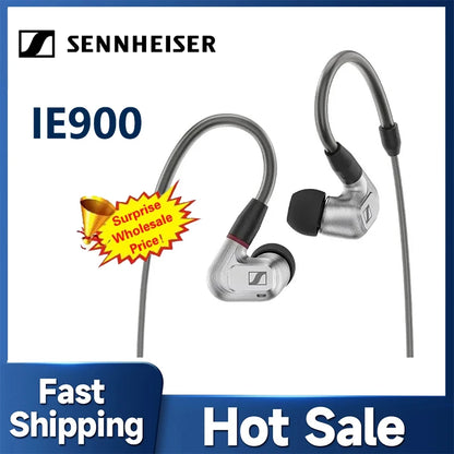 Sennheiser IE900 HiFi in Ear Monitor Earphones MMCX Detachable Cable Noise Isolation for Audiophile Studio Live Stage IE 900