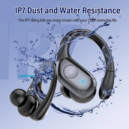 Wireless Bluetooth 5.4 Earbuds High Quality Sound and Noise Reduction Mic, 75H Playtime, Power Display, IPX7 Waterproof Earphone