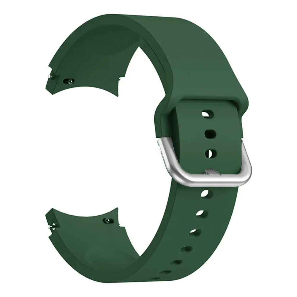 Silicone Strap For Samsung Galaxy Watch 4/5/6/7 40mm/44mm Pro 45mm Band No Gap Bracelet Belt Watch 4 6 Classic 47mm/46mm Correa