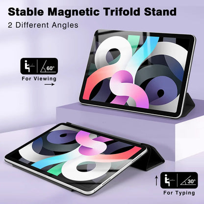 2026 for iPad Pro 13 Case M5 M4 2025 Air 11 M3 M2 12.9 Powerful Magnetic Attachment Slim Trifold Stand Case for iPad Air 5 10th