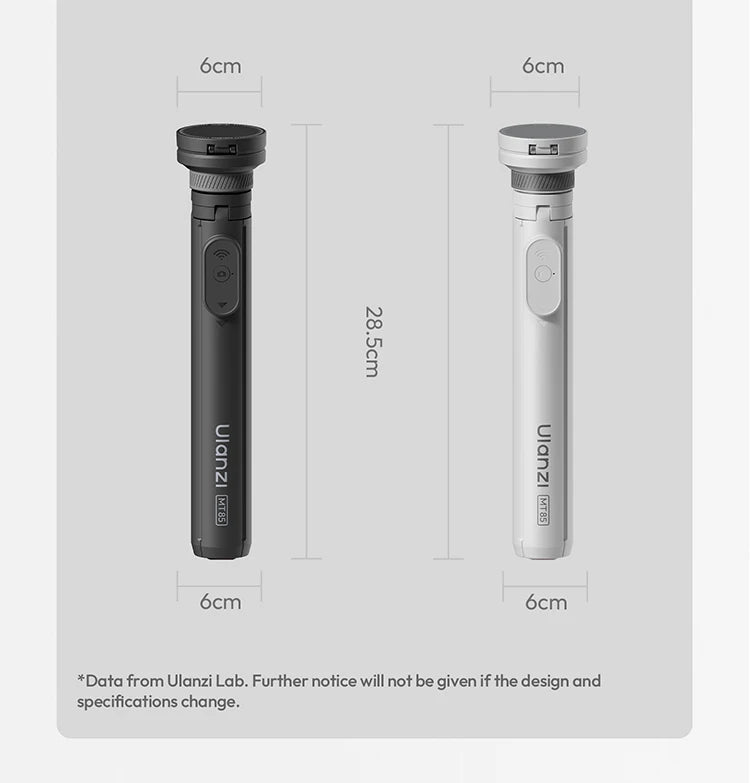 Ulanzi MT85 Automatic Phone Tripod Smartphone Selfie Stick Stand 1.5M With Bluetooth Controller 10M Wireless Magsafe for TikTok