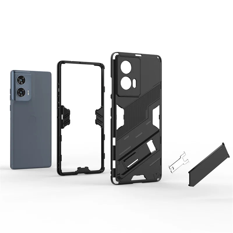For Motorola Edge 50 Fusion 5G Case Magnetic Armor Shockproof Stand Phone Cases for Moto Edge50 Fusion Edge50Fusion Back Cover
