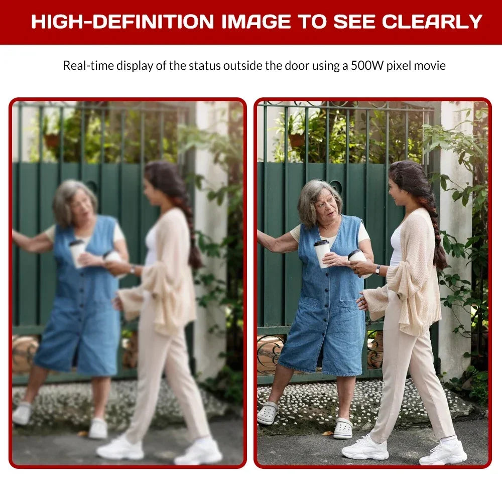 M16S M15S WiFi Wireless Intercom Smart Doorbell 4.3inch IPS Screen Video Security Camera Two-Way Intercom HD Surveillance Camera