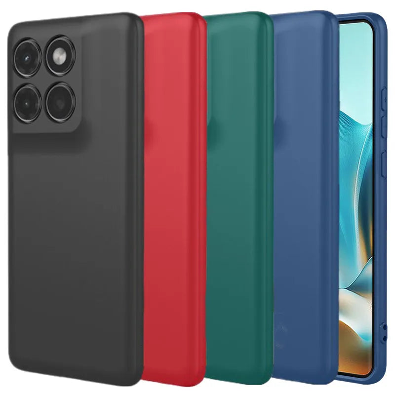 Flexible Liquid Silicone TPU Phone Case For Motorola Moto G37 G47 G67 G77 G17 G57 Power G56 G86 5G G06 Protective Cover Fundas