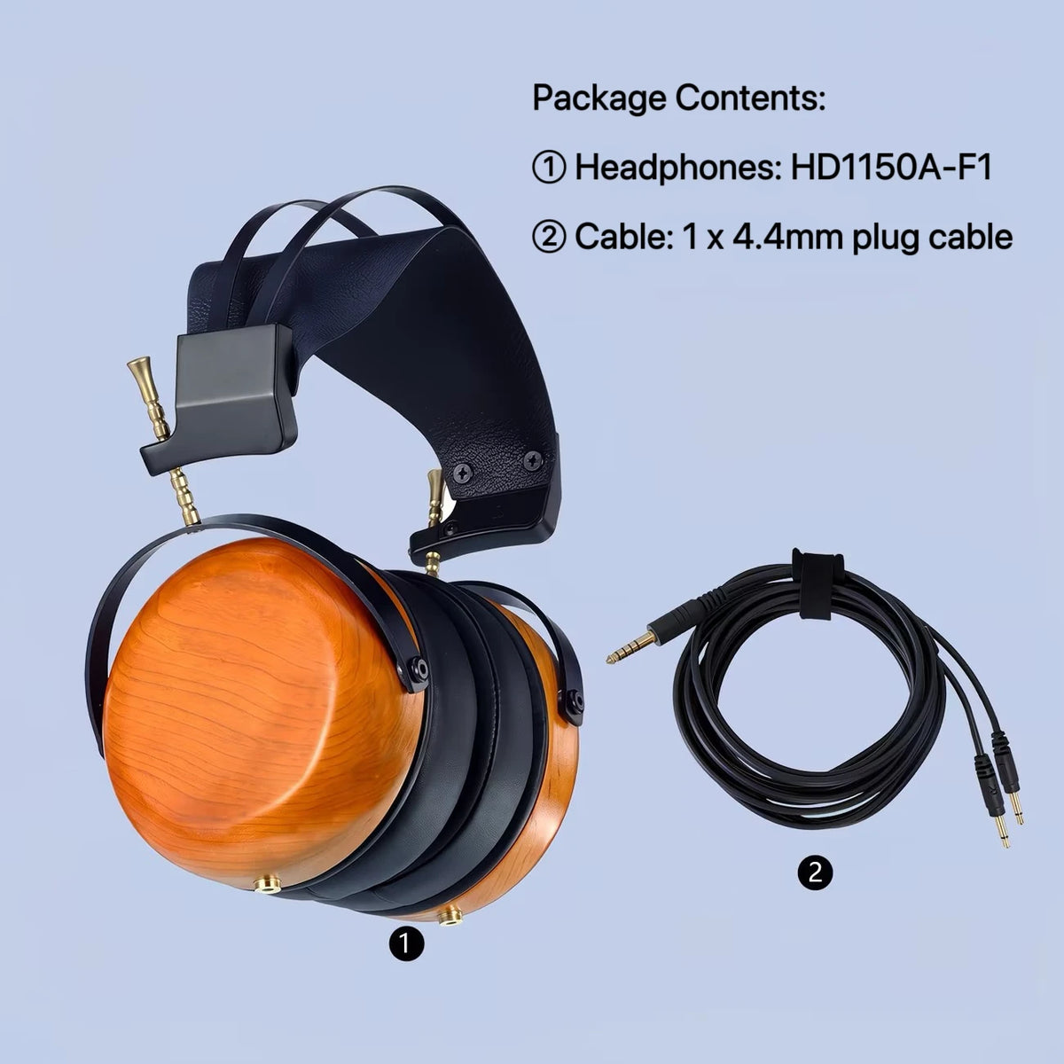 Closed-back Music Analysis Over-ear Headphones with 50mm Bio-diaphragm Monitoring Headsets