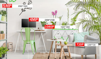 AHD Fully compatible 5MP 1080P 24H Full Color Night Vision CCTV AHD Camera Analog 4M HD Luminous Led Digital Outdoor Street IP66