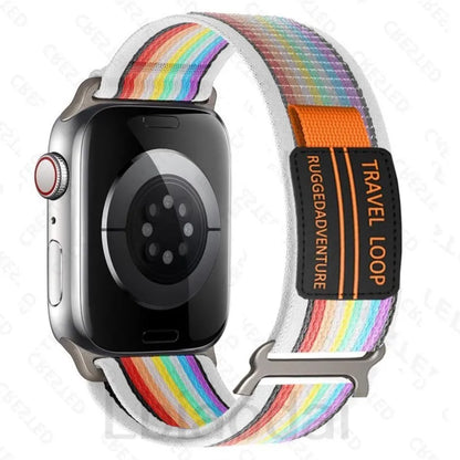 Band for Apple Watch Straps 44mm 40mm 49mm 45mm 41mm 46mm Correa Trail loop bracelet iwatch series 6 se 8 9 ultra 2 3 10 11 12