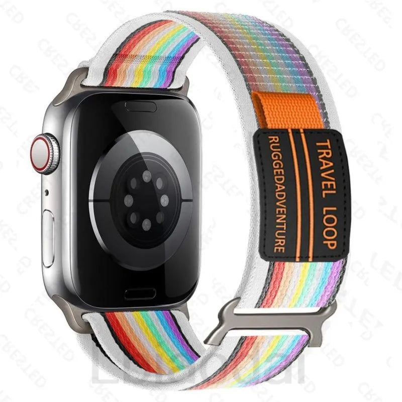 Band for Apple Watch Straps 44mm 40mm 49mm 45mm 41mm 46mm Correa Trail loop bracelet iwatch series 6 se 8 9 ultra 2 3 10 11 12