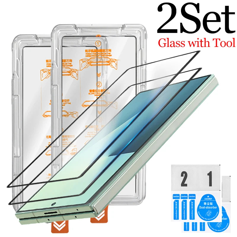 Privacy Screen Protector Anto-installation for Samsung Galaxy Z Fold 8 7 6 5 Anti-Spy Back Tempered Glass For Z Fold8 Ultra