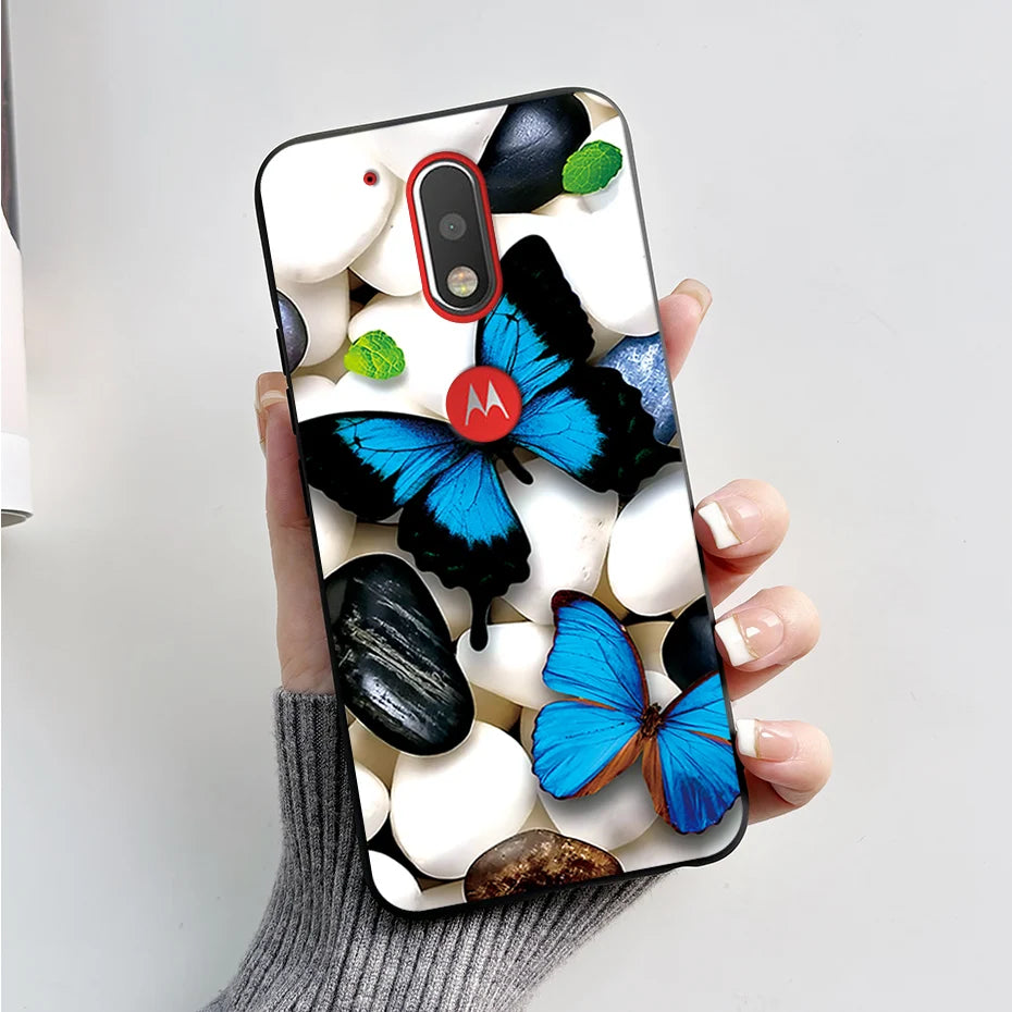 Case for Motorola Moto G4 / Moto G4 Plus / Moto G4 Play Back Cover Fashion Marble Silicone Soft TPU Protective Phone Cases Coque