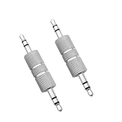 4pcs 3.5mm Male to Male Stereo Headphone Jack Audio Adapter Coupler Connector for Audio Car Bluetooth