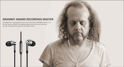 1MORE Triple Driver E1001 In-Ear Wired Earphones Hi-Res Audio 3.5mm Headphones with High Resolution Bass Driven Sound