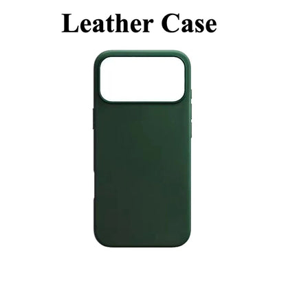 For Apple Magsafe Leather Case for IPhone 17 Pro Max 17 Air Case Wireless Charging Magnetic Cover 16 Pro Max with Box