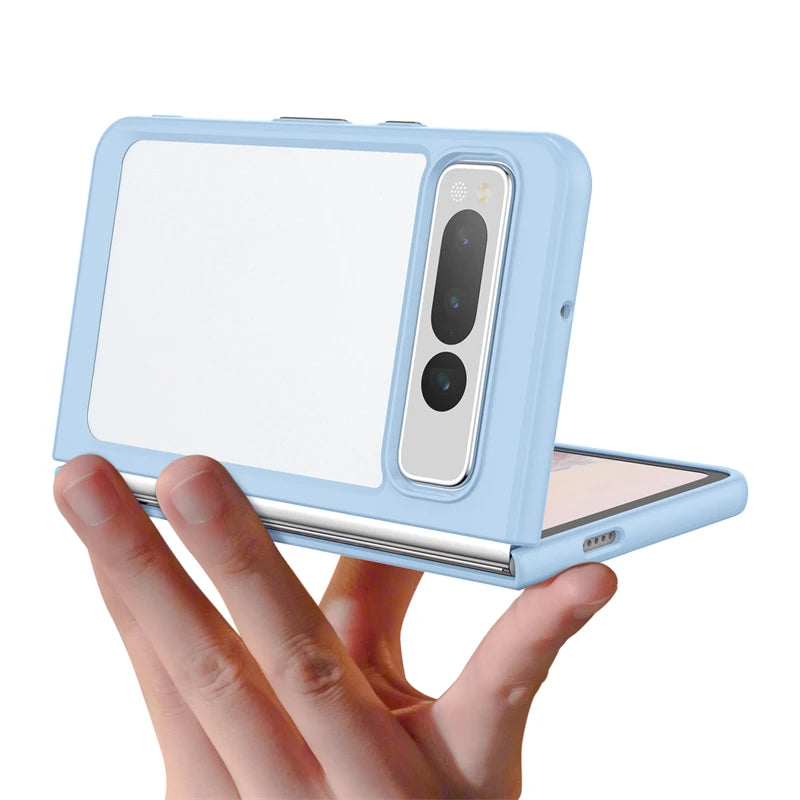 For Google Pixel Fold Case Luxury Silicone Clear Bumper For Pixel Fold Capa TPU Shockproof Case For Google Pixel Fold Cover
