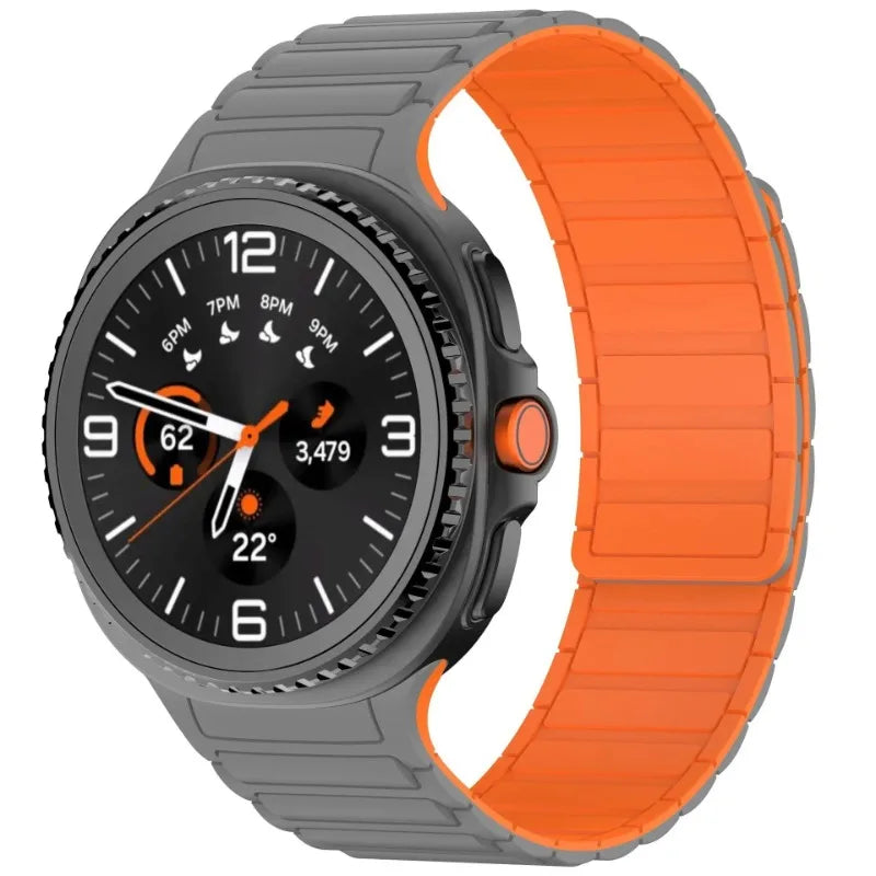 Silicone Strap For Samsung Galaxy Watch 8 40mm 44mm Magnetic Bracelet Accessories Wristband For Galaxy Watch 8 Classic 47mm Belt