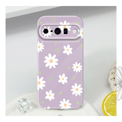 Tender Daisy Phone Case For Google Pixel 10 9 9A 8 8A 7 7A Pro XL 5G Film Hard Cover