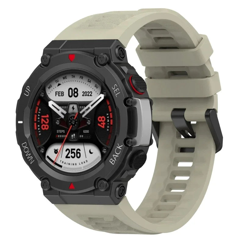 Silicone Band Breathable For T Rex 2 Strap Watchband Bracelet Accessories For T Rex 2 for Smart Watch Replacement Wristb