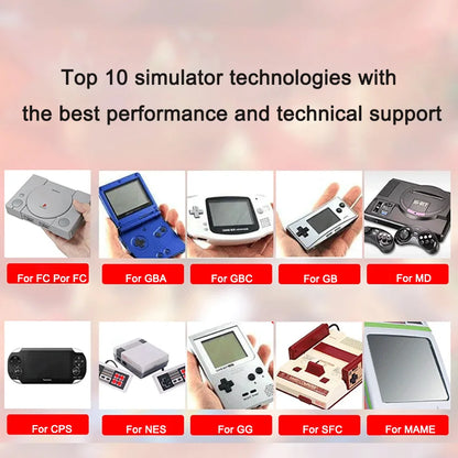 Retro X7 Handheld Game 4.3 Inch HD Large 8G Screen Classic Game Console Built-in 10000 Games Mini Handheld MP5 Video Game