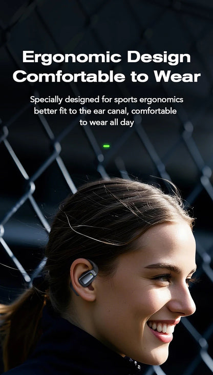 HTC NE25 Bluetooth Earphones AI Translator Earbuds Noise Lightweight Earbuds LCD Touch Screen Wireless Headphones 60h Long Life