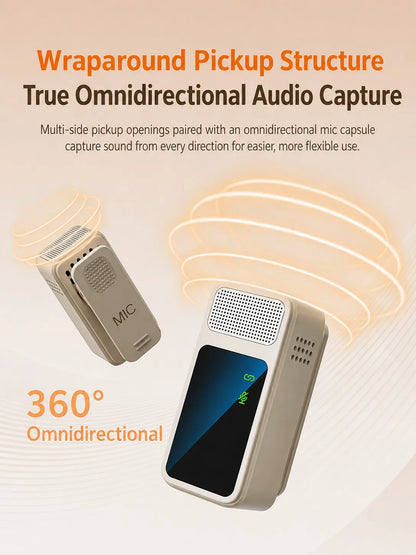Portable Voice Amplifier for Teachers, Wireless Dual Clip Mic Bluetooth Speaker 2500mAh for Classroom Meetings Tours