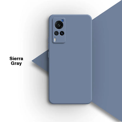 Simple Original Case Back Cover for VIVO X60 X60T Pro X60Pro Plus Pro+ X60S 5G Lens Protection Soft Square Liquid Silicone Shell