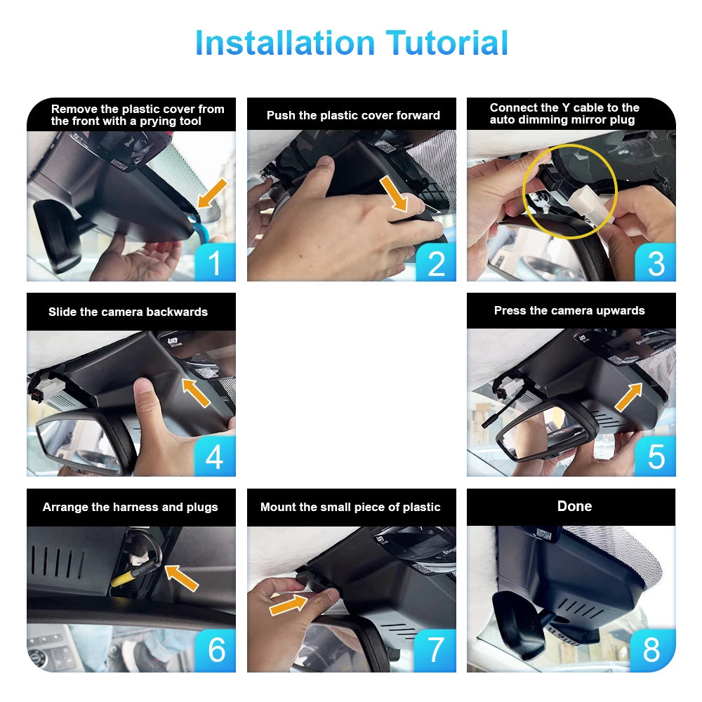 ARB 4K Car DVR for Hyundai Kona/Kona Electric 2018-2026 & Veloster/Veloster N 2019-2022, OEM Style Dash Camera WIFI APP LHD