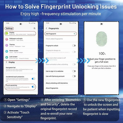 1-5PCS Fingerprint Unlock Privacy Screen Protector For Samsung S26 S26Ultra S25 S25 S24 Ultra S25 S22 S23 S26 + Tempered Glass