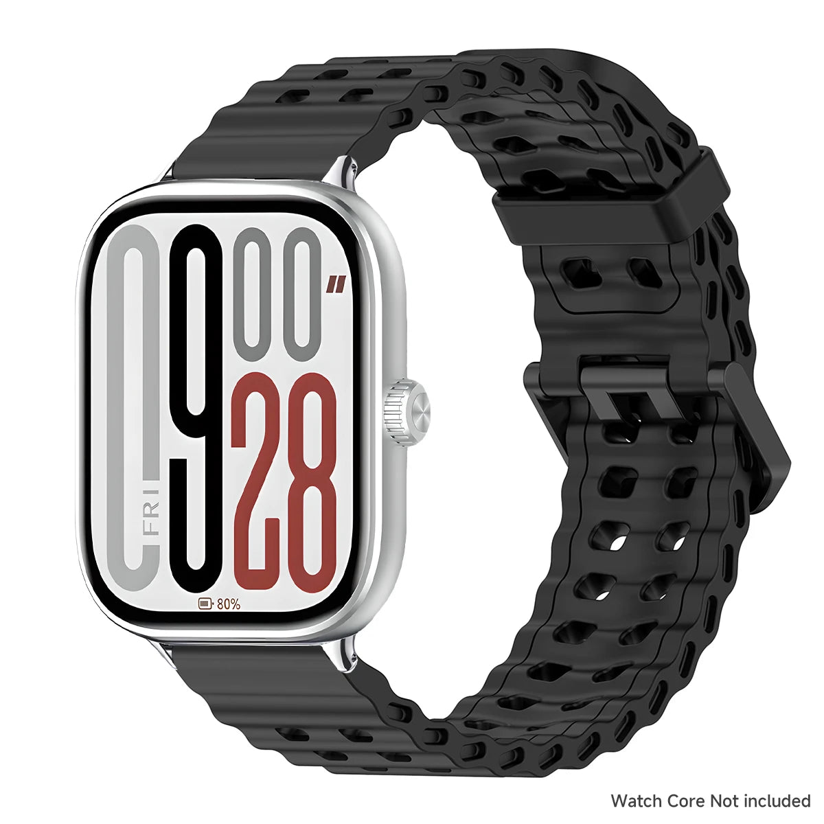 Soft Silicone Strap for Redmi Watch 6 5 4 Sports Two Tone Wristband for Xiaomi Mi Band 8 9 Pro Adjustable Rubber Wristband