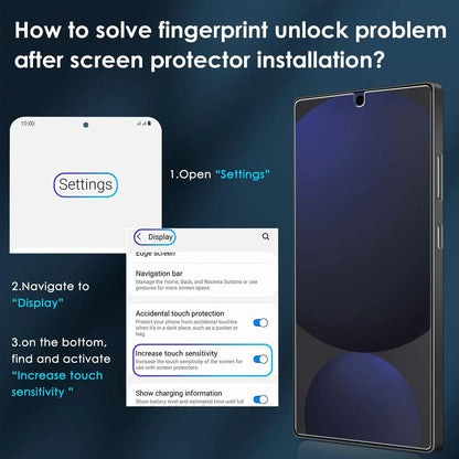 2/4Pcs HD Screen Protector For Samsung Galaxy S25 Ultra 5G 9H Tempered Glass