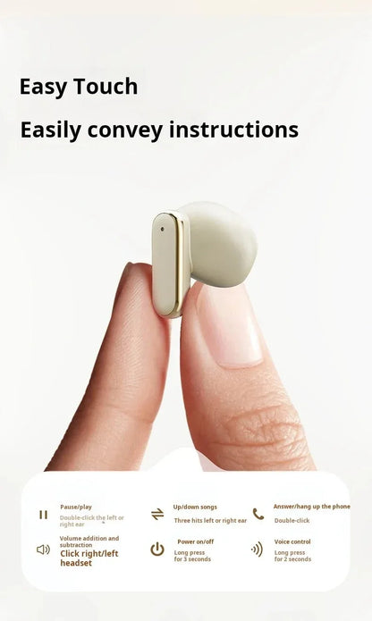 Wireless In-ear ANC Bluetooth Earbuds Noise Cancelling Long Battery Life Comfortable for Sports Music Sound Earphone With Mic