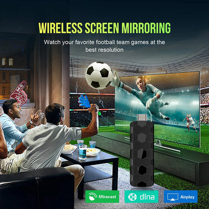 New Widely Compatible Android 16 TV Box Stick WiFi6 Bluetooth Transmission 4K/8K UHD Decoding Voice Remote Fast Streaming