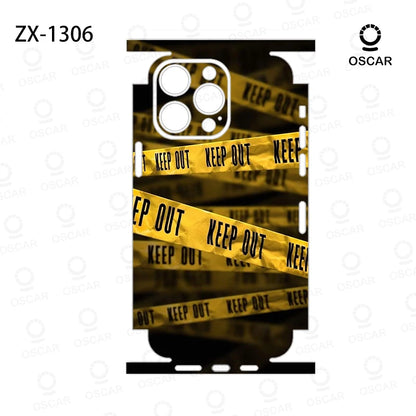 OscarSkinZ Wrap For iPhone 17 16 Pro Max Sticker 15 14 Plus Back Film 13 12 Mini Protective Decal Side Frame Back Protector