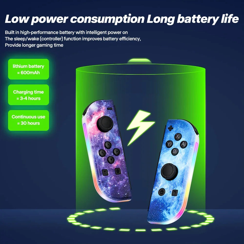 Wireless Controller For Nintendo Switch NS/OLED/LITE Gamepad Joystick Dual Vibration Turbo Remote Control 6 Axis Gyro L/R Joypad