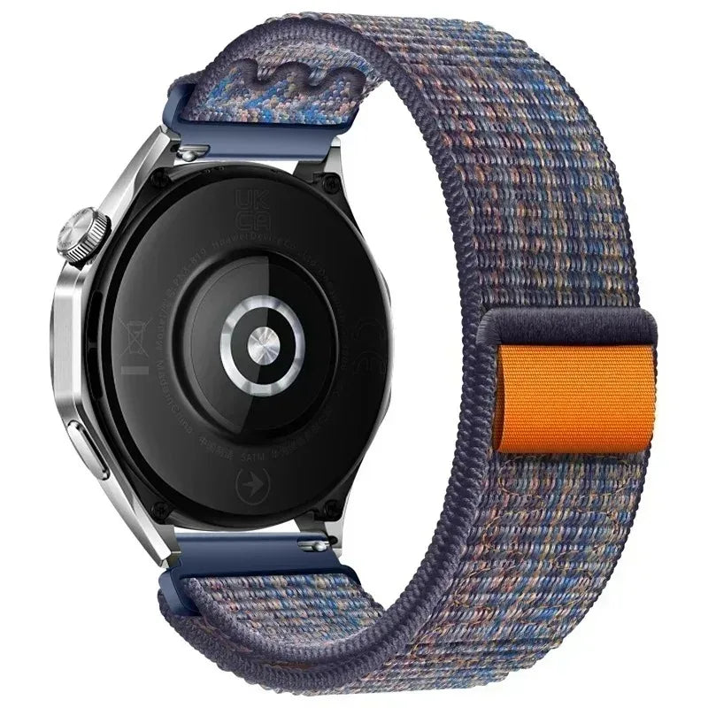 20mm 22mm Nylon Strap For Amazfit T-Rex3 Pro 44mm 48mm/Active 2 square Braided Bracelet Band For Amazfit Bip 6-5/Balance 2/Helio
