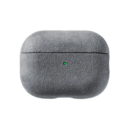 100% ALCANTARA Leather Case for AirPods 5 Pro 3 Pro3 Luxury Suede Leather Cases for AirPod 5 4 Pro 3 2 Headset Turn fur Cover