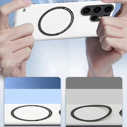 Ultra Slim PC Frameless Magnetic Phone Case For Samsung Galaxy S24 S23 S22 S21 S20 FE Plus NOTE 20 Ultra Magsafe Matte Cover