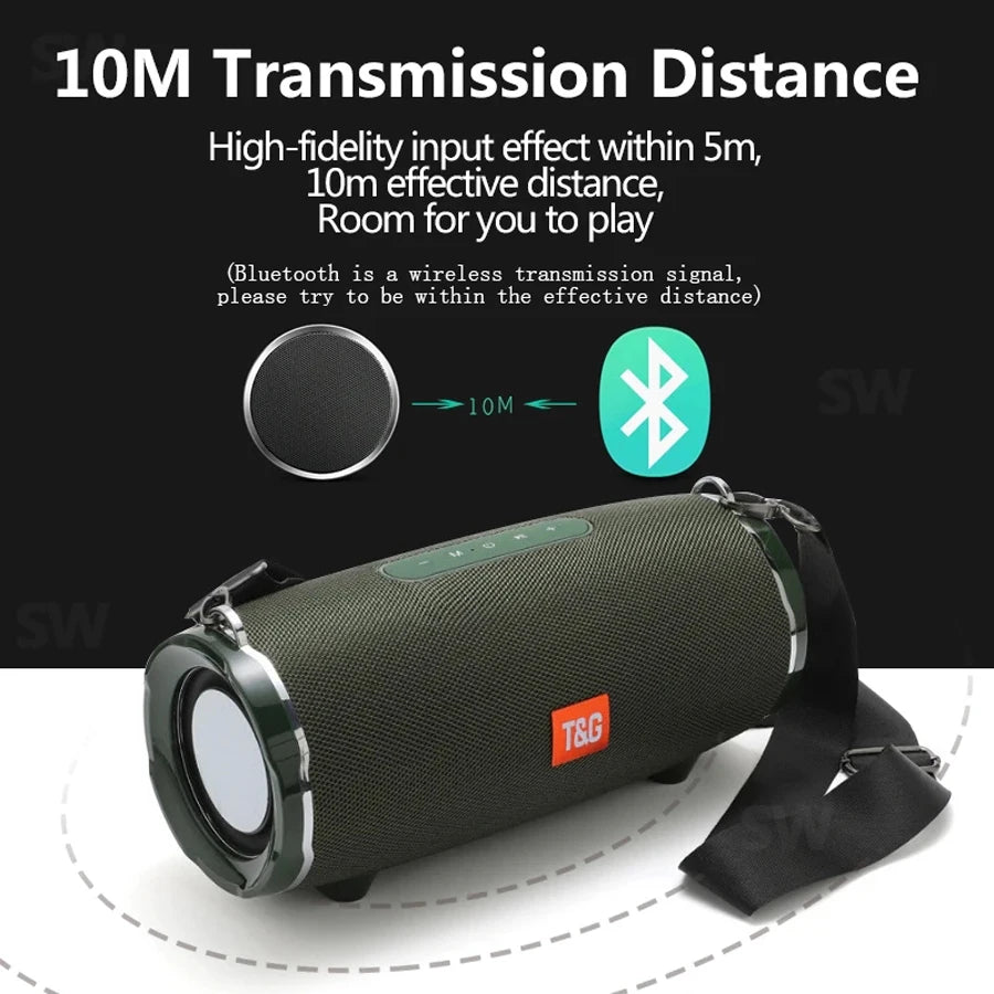 Powerful Portable Radio FM Wireless Caixa De Som Bluetooth Speaker Music Sound Box Blutooth For High Power Subwoofer Blootooth