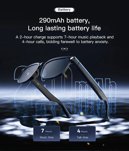 New AI Smart Glasses 8 Million HD Pixels Camera Photo 1080P HD Video Recording Sunglasses Call Music Play Men Women Glasses 2026