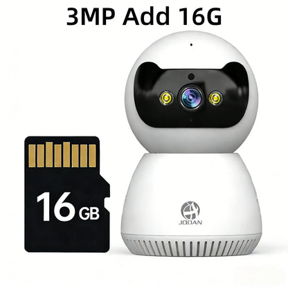 JOOAN 5MP 3MP Smart Home 5G WiFi Security Camera Indoor Wireless IP Surveillance Camera AI Tracking Night Vision Baby Monitor